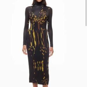 Prabal Gurung Long Sleeve Turtleneck Dress Size Medium